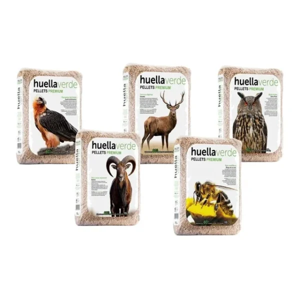 Pellets Premium Huella Verde – Palet 1.155 kg (77×15 kg) – foto 2