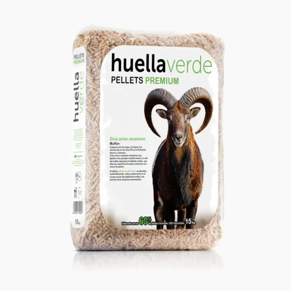 Pellets Premium Huella Verde – Palet 1.155 kg (77×15 kg) – foto 3