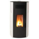 Estufa de pellets CTL Emy 8 kW Blanco