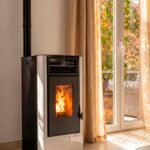 Estufa de pellets WATT 9 kW Blanco